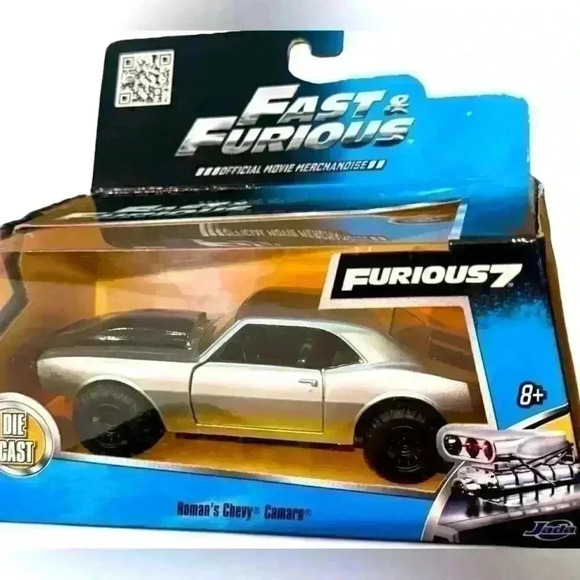 Jada Toys Fast & Furious 7 Roman's Chevy Camaro 1:32 Diecast Model Car - Picture 2 of 3